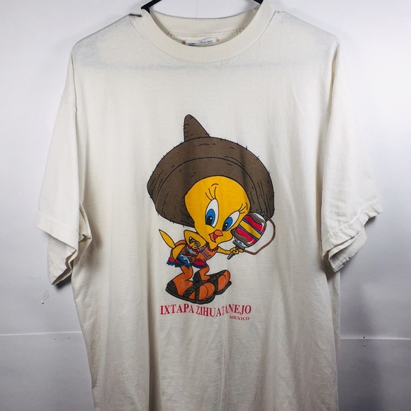 Vintage Other - VTG Tweety Bird Mexico T Shirt Unisex Sz XL
